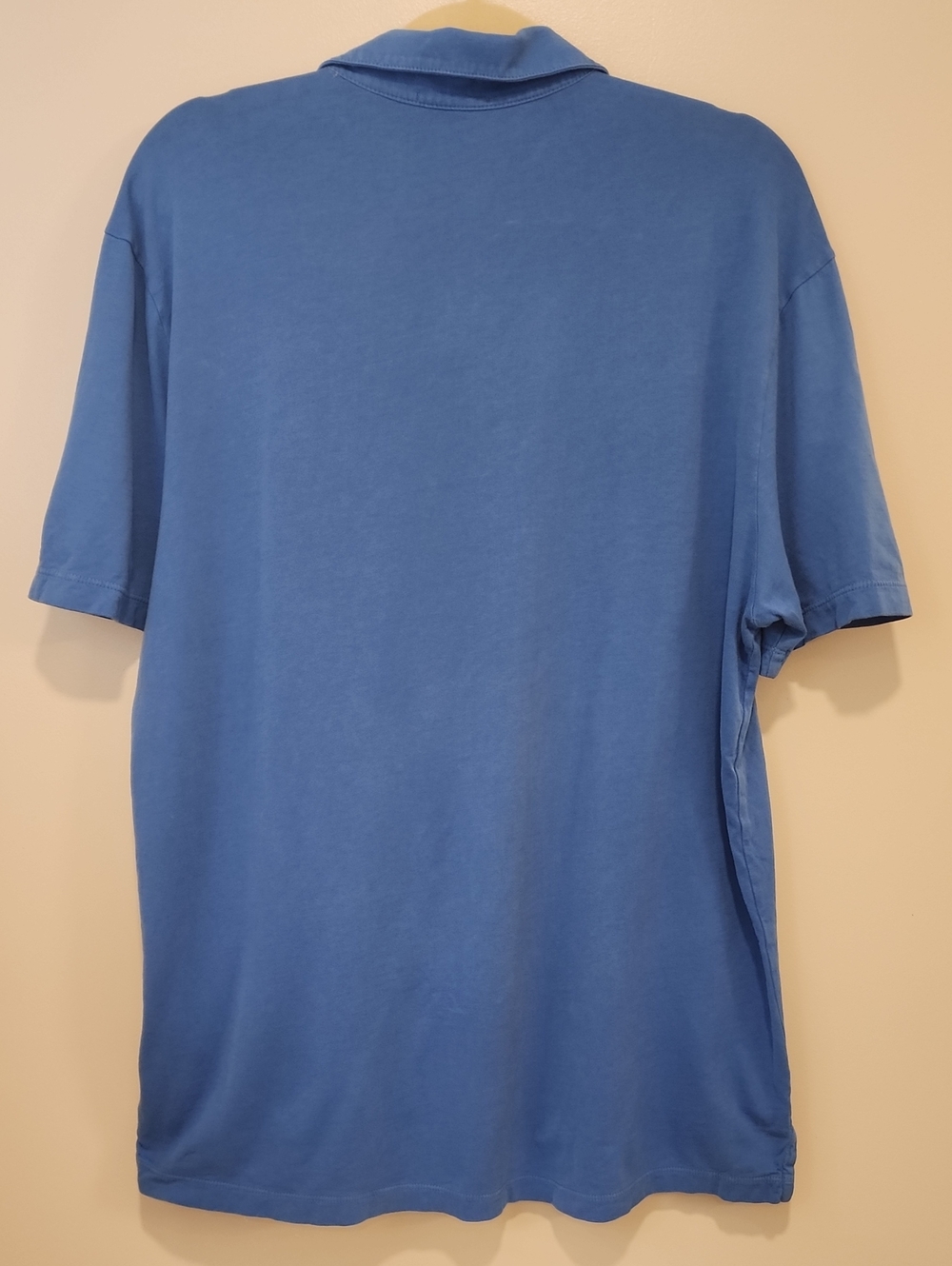 Standard James Perse Sueded Jersey Polo in Baltic Blue Supima Cotton size Large - Picture 7 of 7